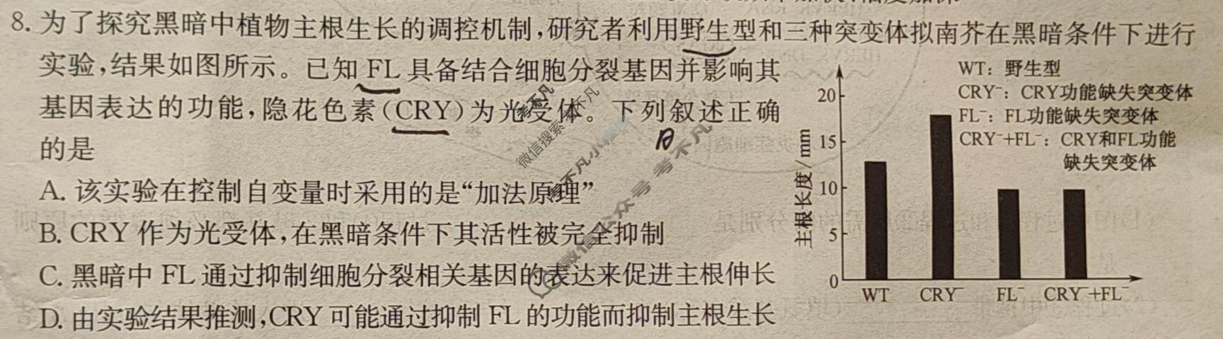 [全国名校大联考]2025~2026学年高三第八次联考(月考)试卷生物A2试题
