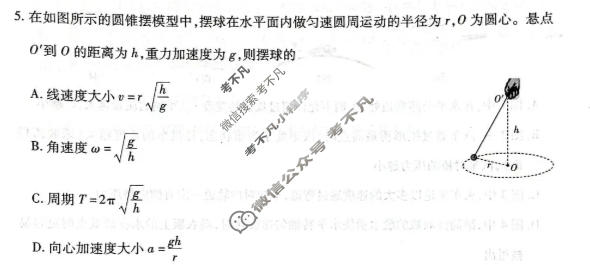 [天一大联考]河南省2025-2026学年高一4月联考(HN202604)物理A试题