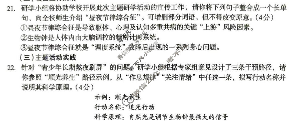 广西2026年高中毕业班教学质量调研(4月)语文试题