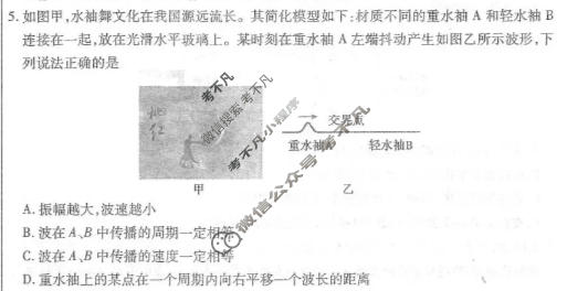 内蒙古2026年普通高等学校招生全国统一考试(二模第二次考试)(4月)物理试题