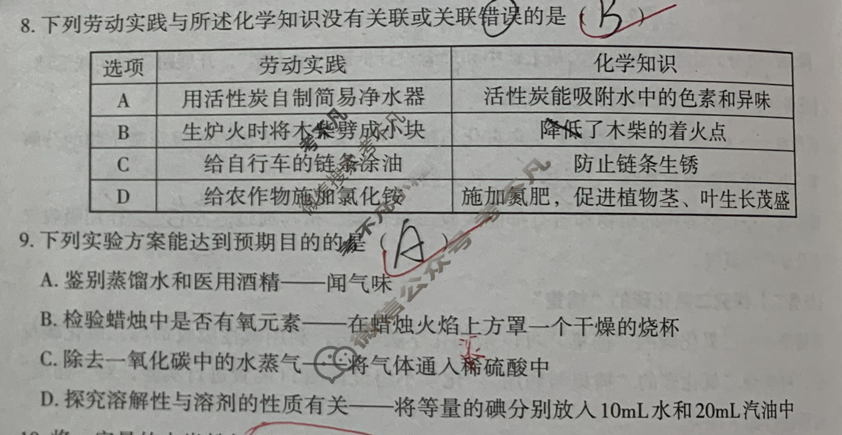 [文博志鸿]2026年河北省初中学业水平模拟考试(经典一)化学试题