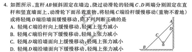 吕梁市2026年高考考前适应性测试物理试题