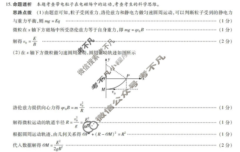 [天一大联考]陕西省2025-2026学年高二4月联考(SHAX202604)物理B答案