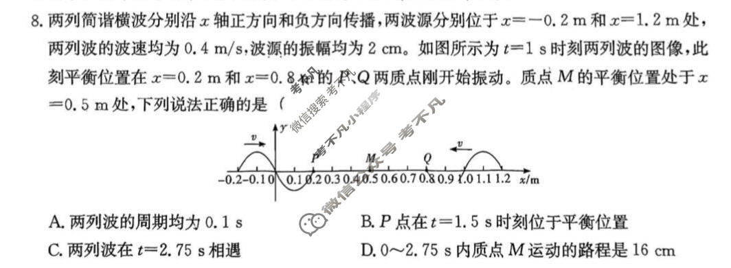 炎德英才大联考(Q10)长沙市一中2026届高三月考试卷(十)10物理试题