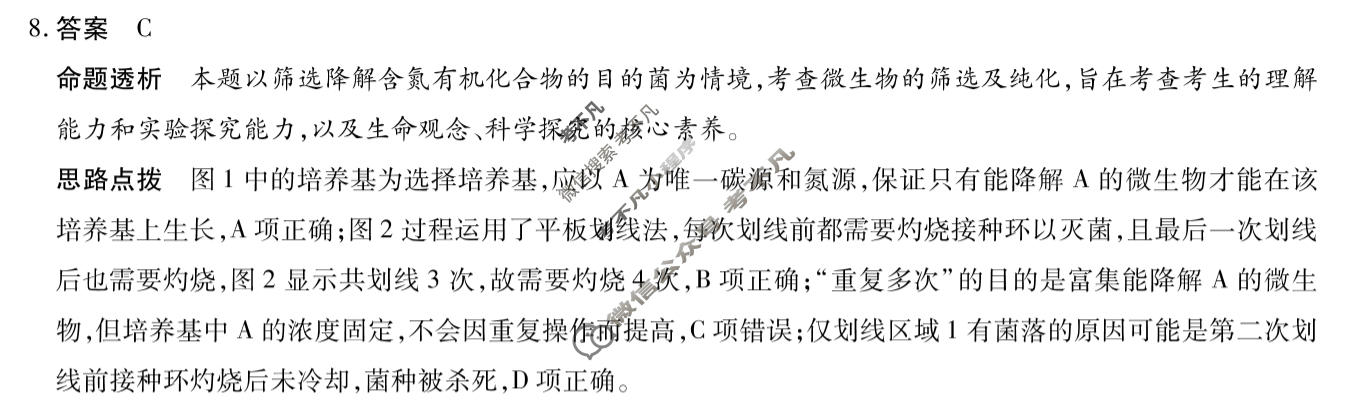 [天一大联考]河南省2025-2026学年高二4月联考(HN202604)生物B答案