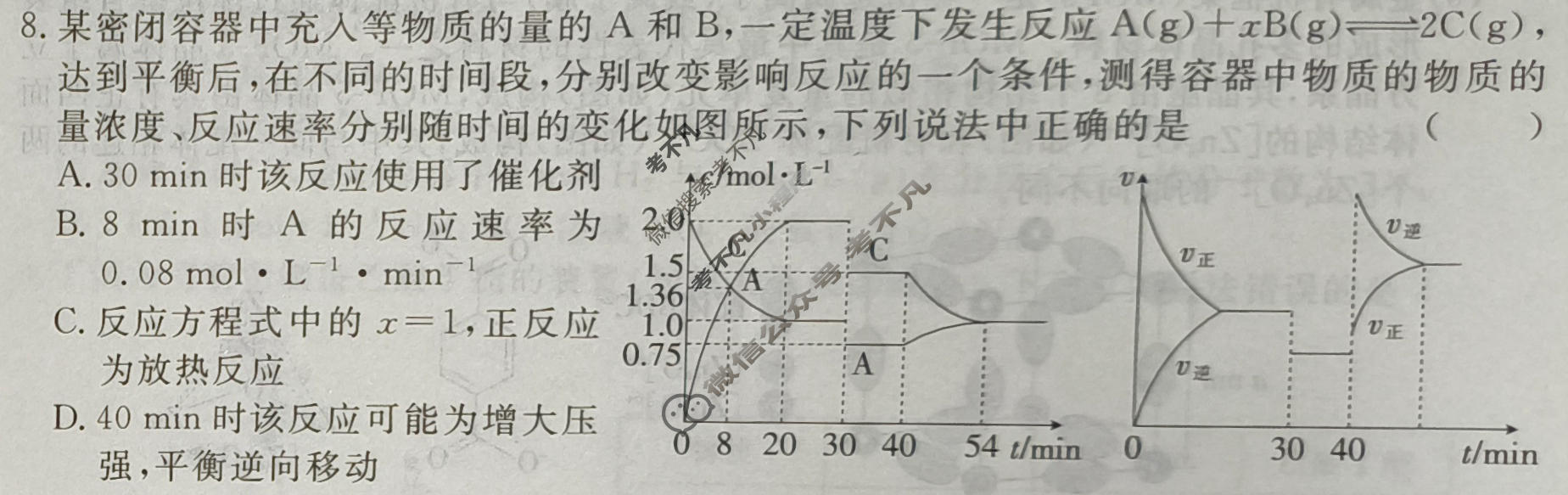 高三2026届高考冲刺综合训练(二)化学试题