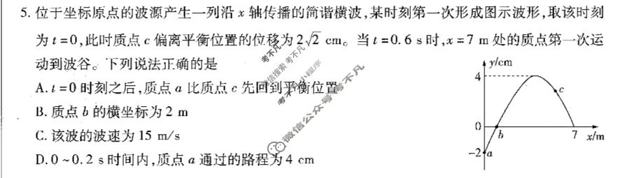[金考卷]2026年黑吉辽蒙普通高中学业水平选择性考试临考预测卷物理A卷(黑吉辽蒙)试题