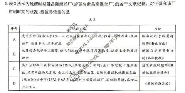 辽宁省金太阳2025-2026学年高三5月联考(5.7)历史试题