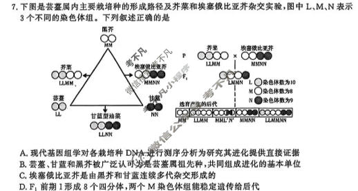 南京市2026届高三年级第二次模拟考试(5月)生物试题