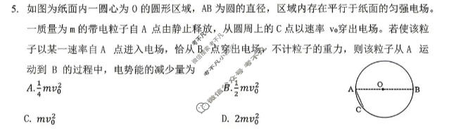 贵州省2026年5月高三年级适应性考试(2026.5)物理试题