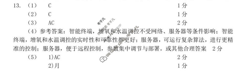 2026年浙江省普通高中适应性考试(5月)技术答案