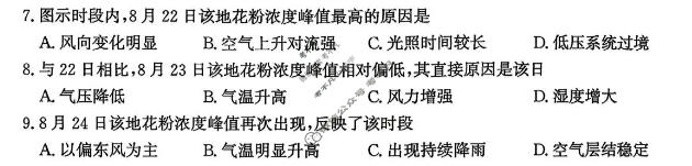 枣庄市2026届高三模拟考试(2026.05)地理试题