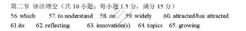 菏泽市2026年高三二模考试(5月)英语答案