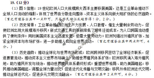 菏泽市2026年高三二模考试(5月)历史答案