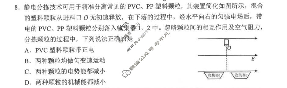 武昌区2026届高三年级5月供题物理试题