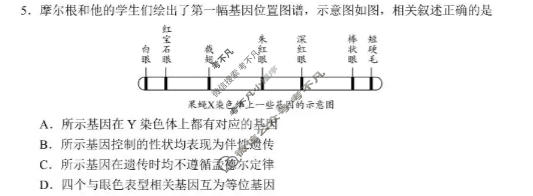 毕节市2026届高三年级高考第三次适应性考试(5月)生物试题