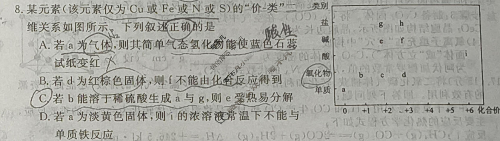 高三2026普通高中学业水平选择性考试·临门一卷(三)3化学(新)试题