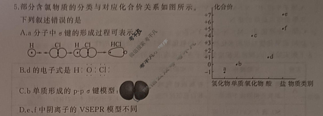 [百师联盟]2026届高三命题趋势预测(三)3 化学(百N)试题