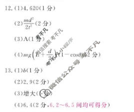 福建2025-2026学年下学期高三百校5月联考(FJ)物理答案
