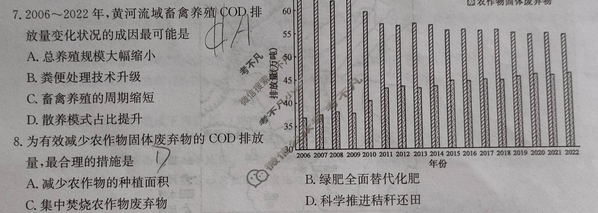 2026届高三年级联考(无标题)MN-X(五)5地理A2试题
