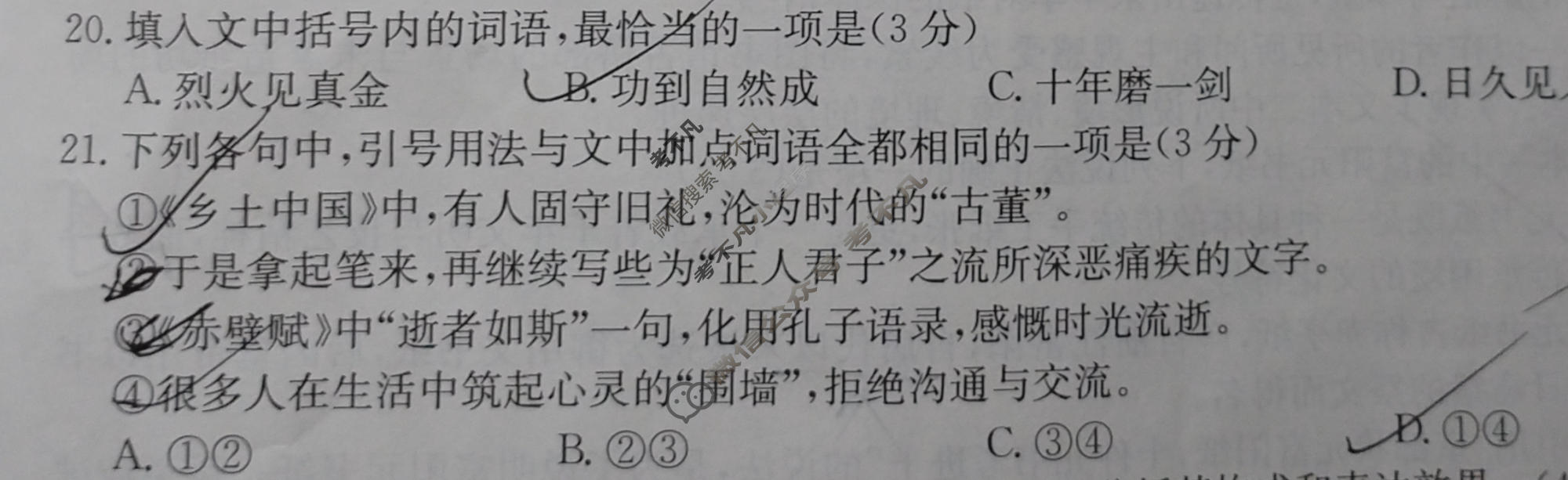 [省十教育]2026届高三最后一卷语文试题