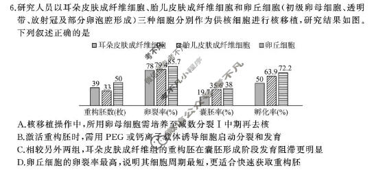[百师联盟]2026届高三二轮复习联考(三)3生物(百N)试题
