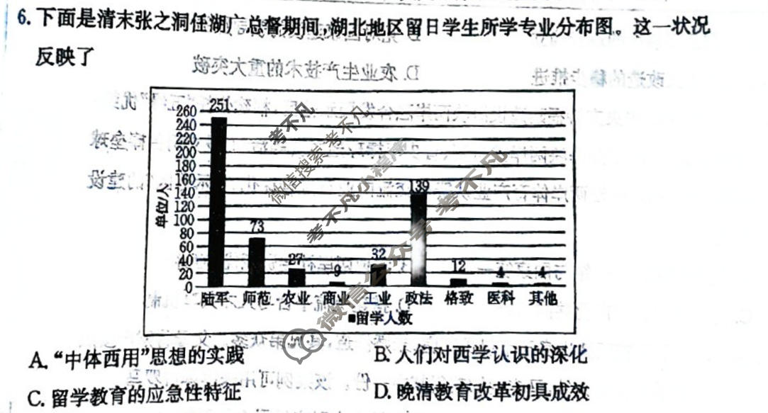 2026年普通高中学业水平选择性考试100所名校高考冲刺卷·历史样卷(二)2[26·(新高考)高考样卷·历史·SSQN]试题