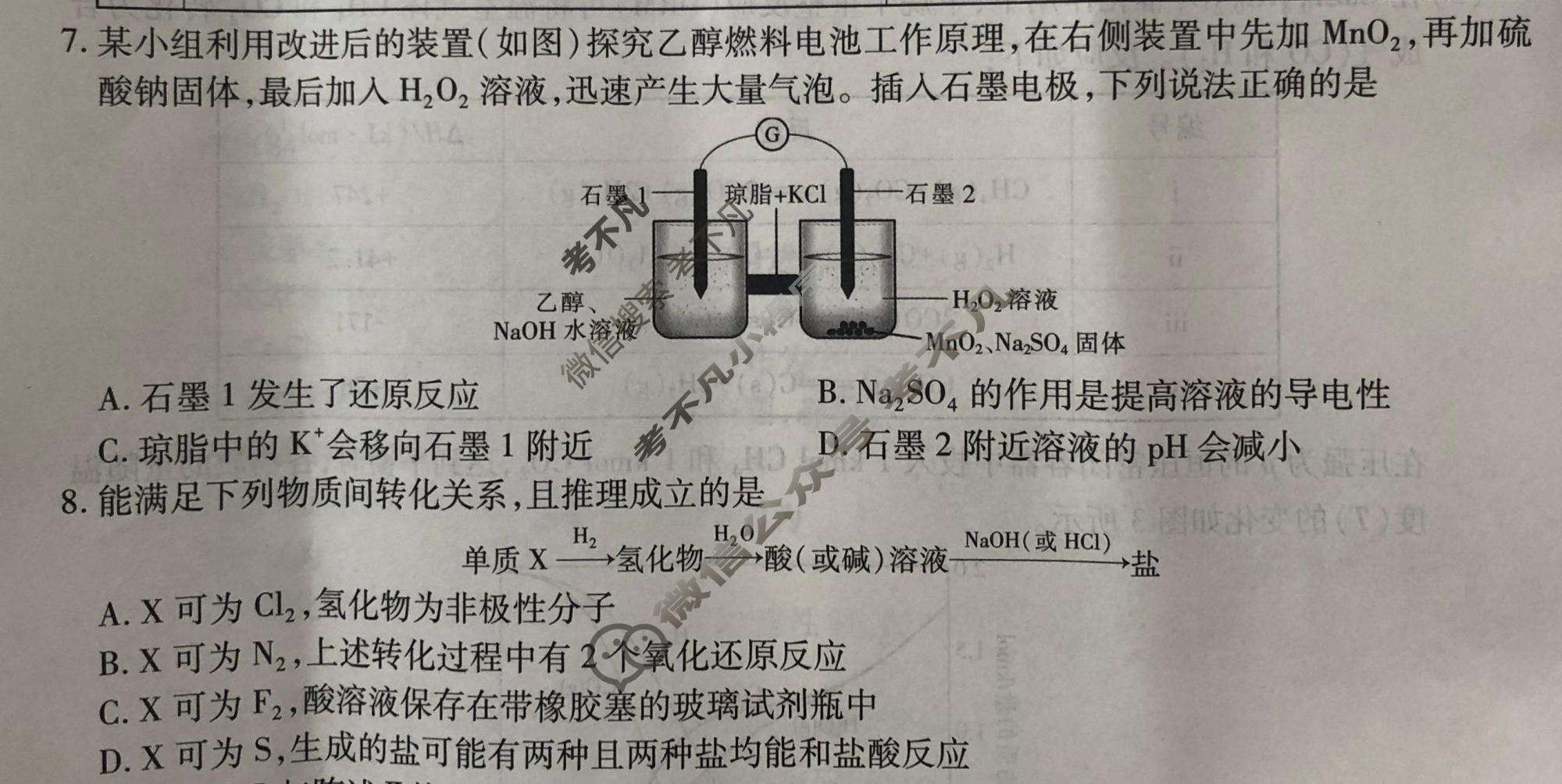 [上进联考]2026年高三年级5月高考适应性检测化学(GD)试题