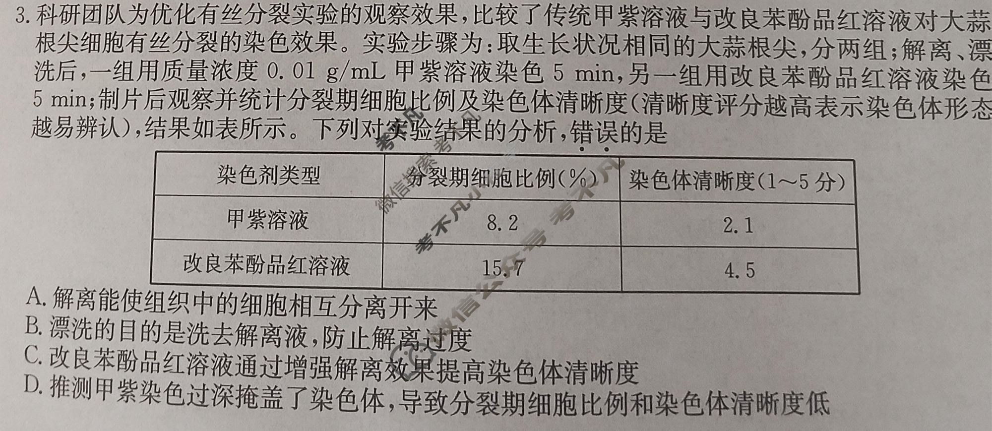 高三2026年普通高中学业水平选择性考试冲刺压轴卷(五)5生物B2试题