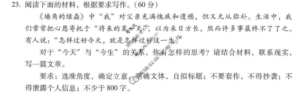 云南师大附中2026届考前适应性联考(5月)(黑黑白黑黑黑白白黑白白白)语文试题