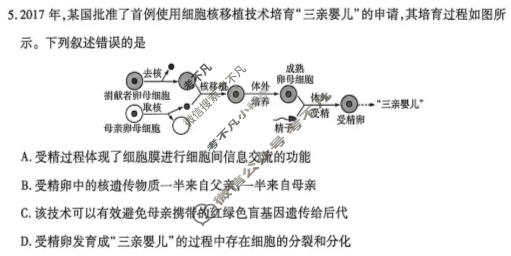 [天一大联考]河南省2025-2026学年下学期高一6月联考(HN202606)生物试题