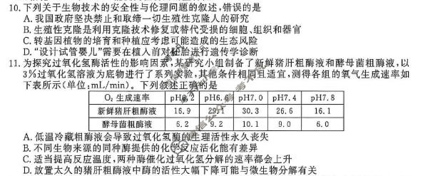 [点石联考]2027届高三期初学情调研生物试题