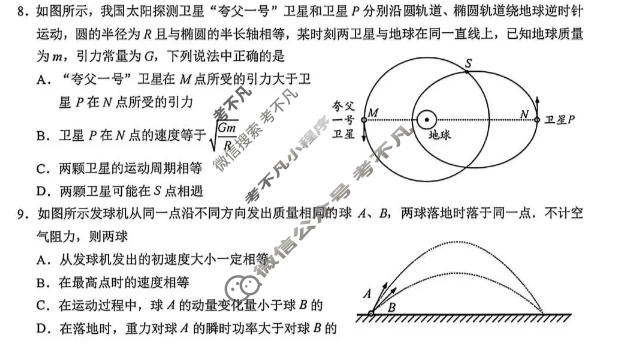 镇江市2026-2027学年第一学期高三期初监测(2026.9)物理试题