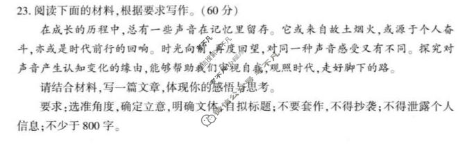 武汉市2027届高中毕业生九月调研考试(9.16)语文试题
