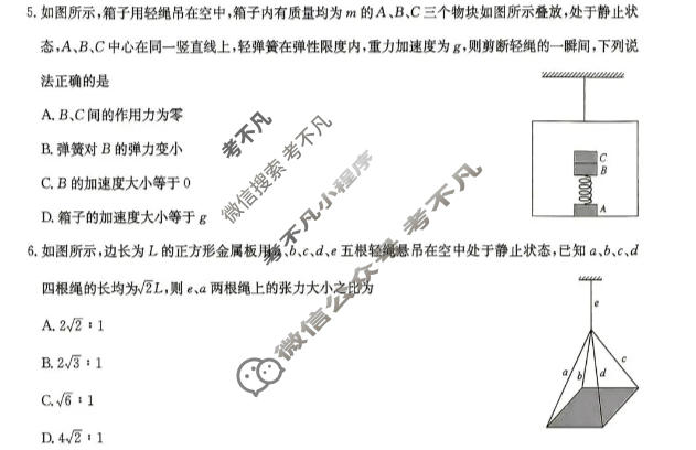 [九师联盟]2027届9月高三联考(9/2)物理S试题